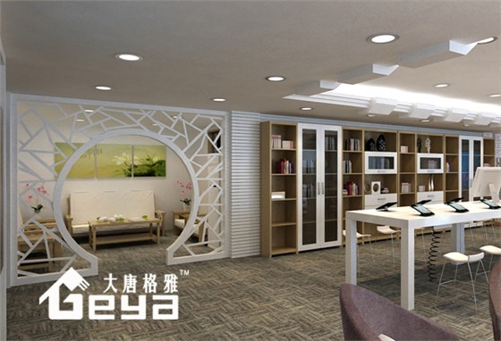 大唐格雅展柜設(shè)計(jì)學(xué)校、單位展廳