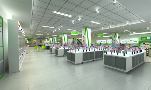 電腦手機(jī)展示柜