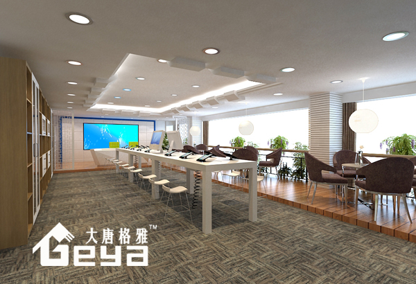 大唐格雅展柜設(shè)計(jì)學(xué)校、單位展廳