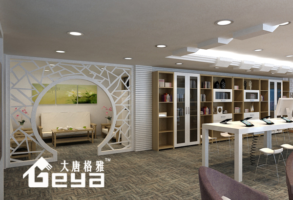 大唐格雅展柜設(shè)計(jì)學(xué)校、單位展廳