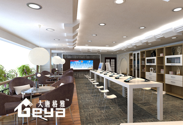大唐格雅展柜設(shè)計(jì)學(xué)校、單位展廳