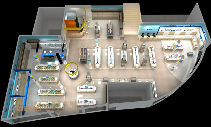淮海3C賣場電腦手機展柜