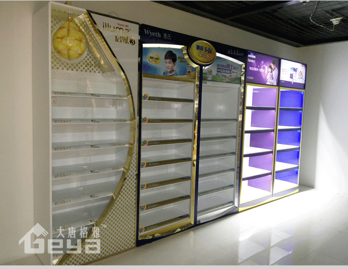 產(chǎn)品展示-雀巢奶粉展柜-南京新街口蘇寧商茂店