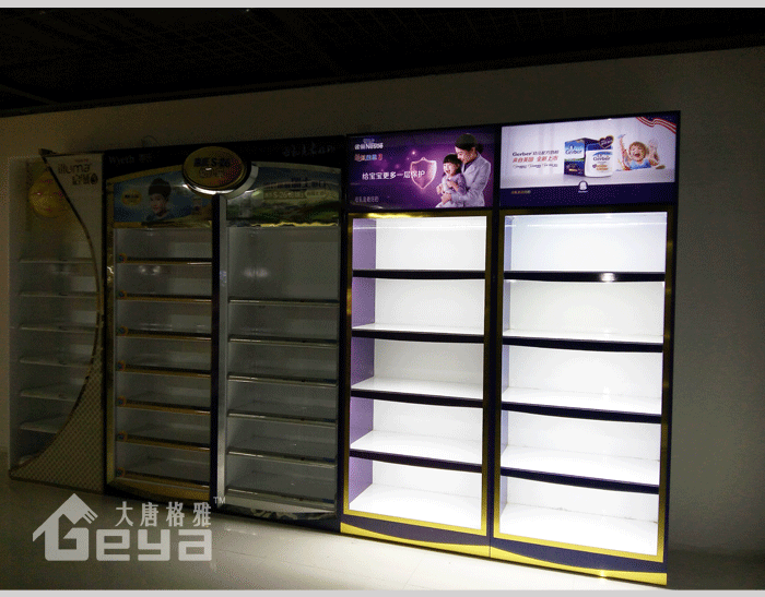 產(chǎn)品展示-雀巢奶粉展柜-南京新街口蘇寧商茂店