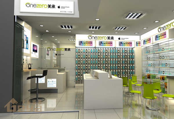 南京展柜-手機(jī)電腦展柜-美承電腦