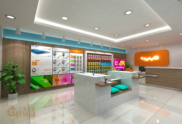 南京展柜制作-WO社區(qū)店手機(jī)電腦展柜-南京大唐格雅展柜制作廠家
