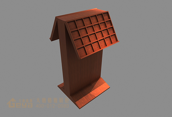 貼皮木質(zhì)展柜