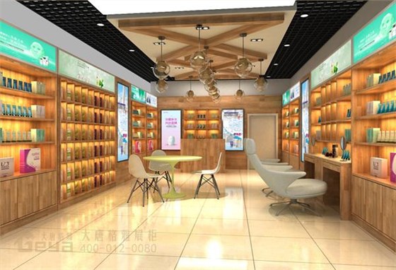 南京龍江新城市廣場(chǎng)面膜小屋-化妝品展柜