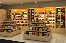 引人入勝的休閑零食展柜，大唐格雅個(gè)性定制